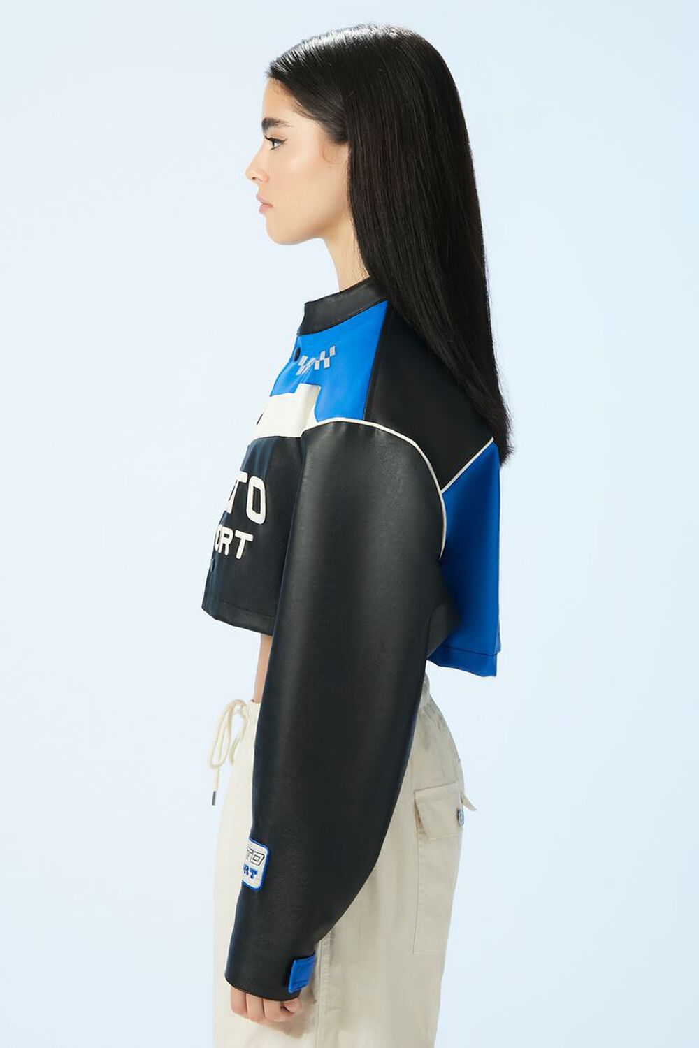 Moto Sport Cropped Jacket